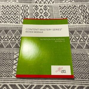 ATI Nutrition for Nursing Edition 7.0